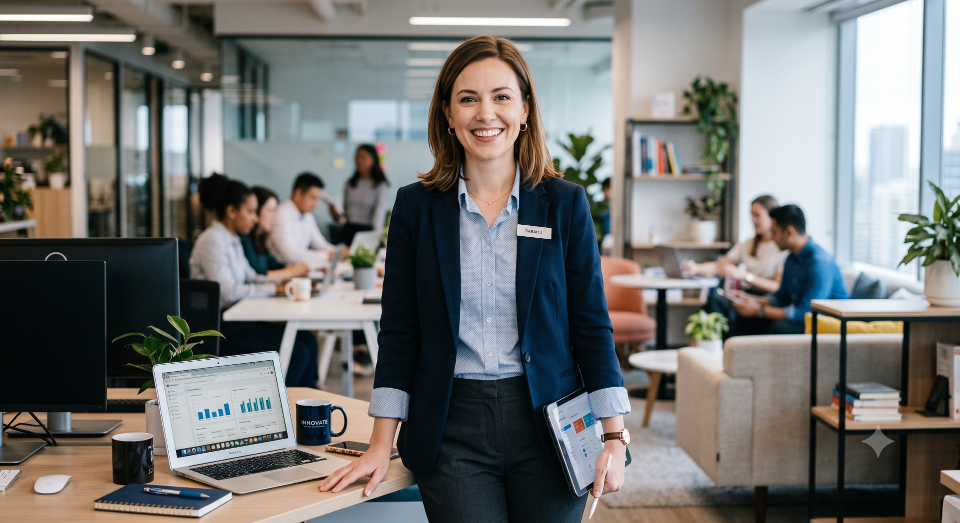 C Lloyd Group advisor in a modern office